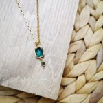 emerald crystal necklace