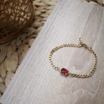 ruby crystal bracelet