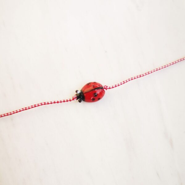 Red ladybug March Bracelet