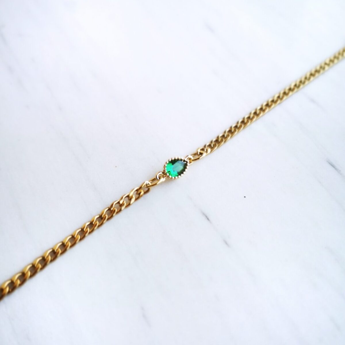 Emerald Zircon bracelet