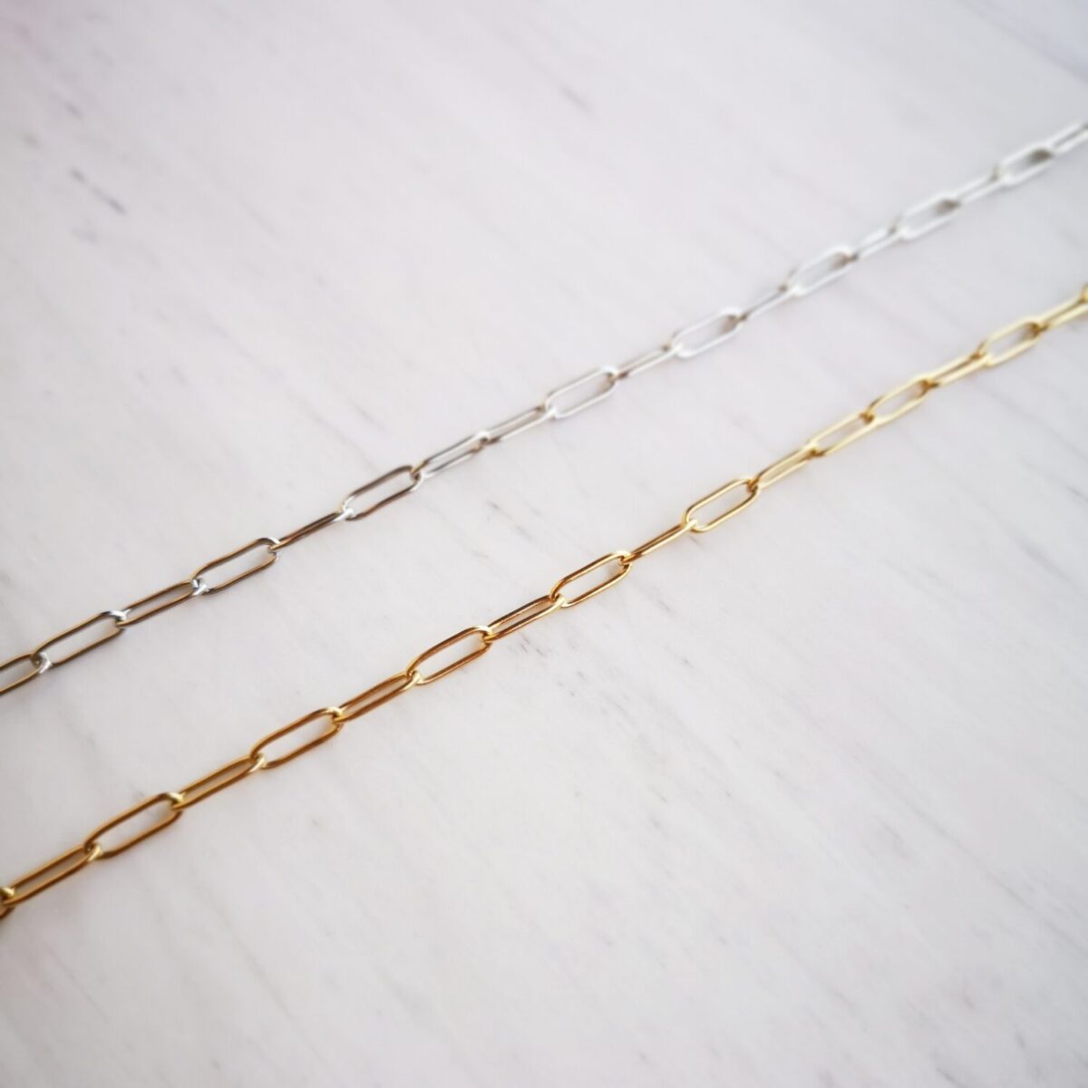 oval chain anklet