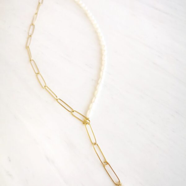 Half Pearl Necklace