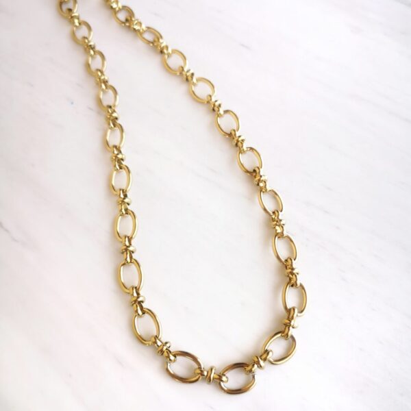 Round Chain Necklace golden