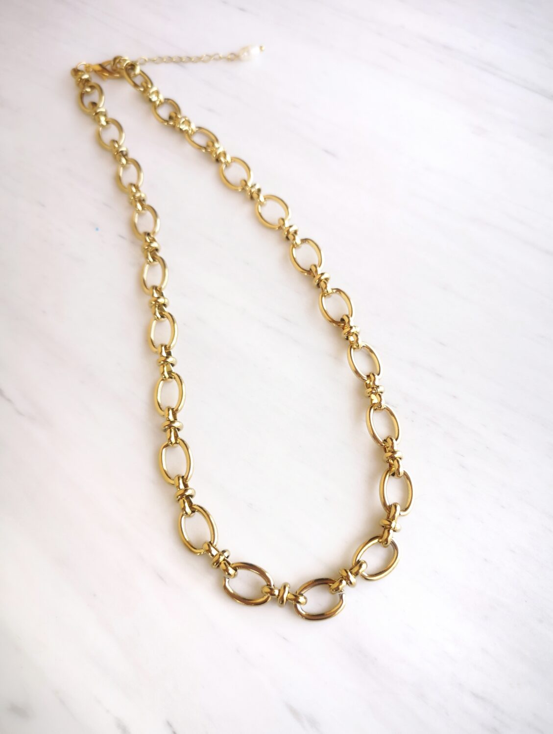 Round Chain Necklace golden