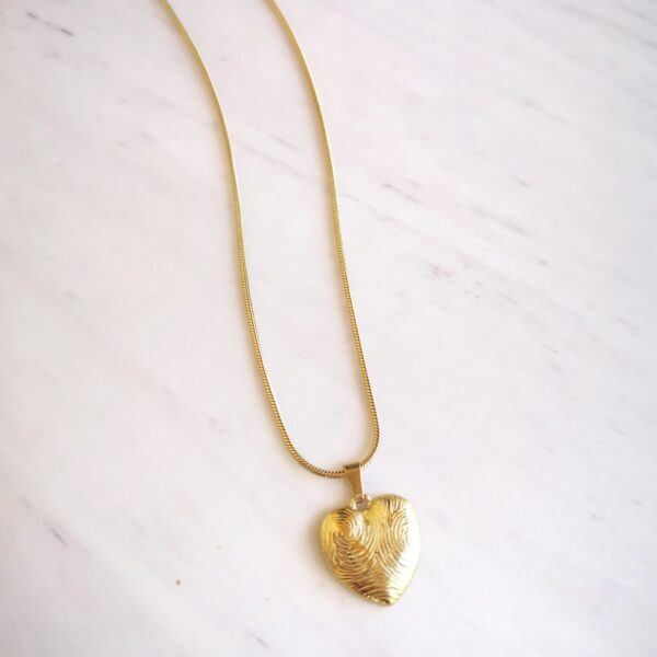 Carved Heart Necklace