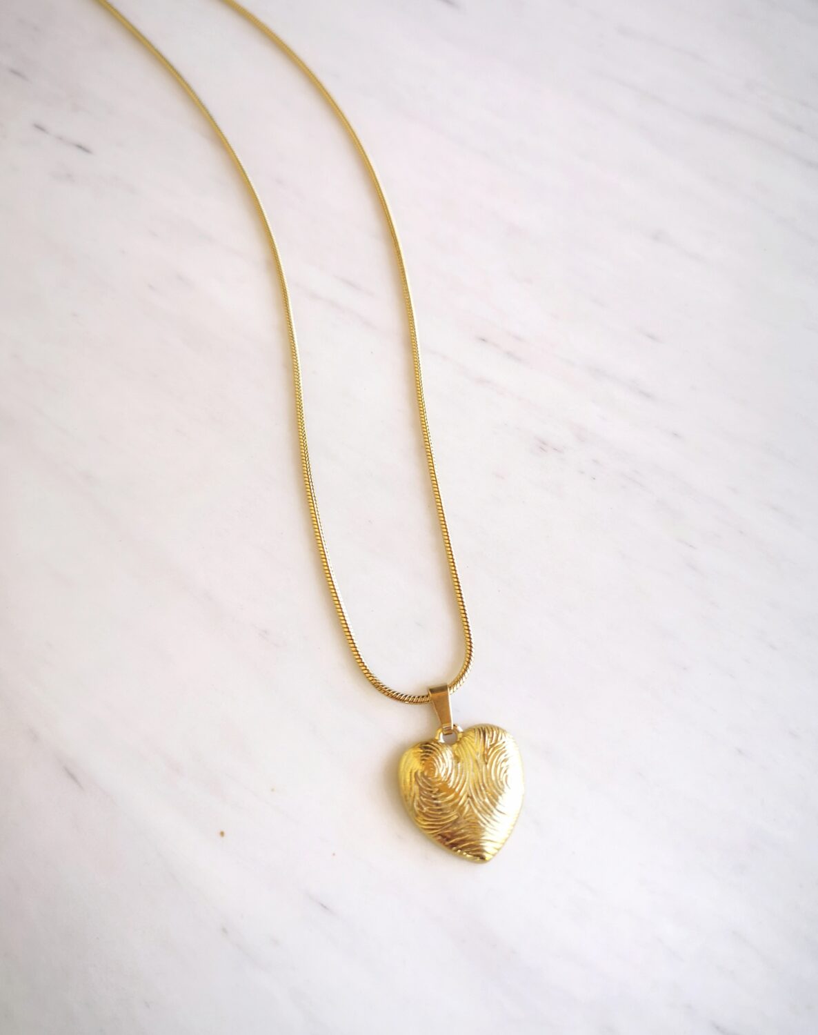 Carved Heart Necklace