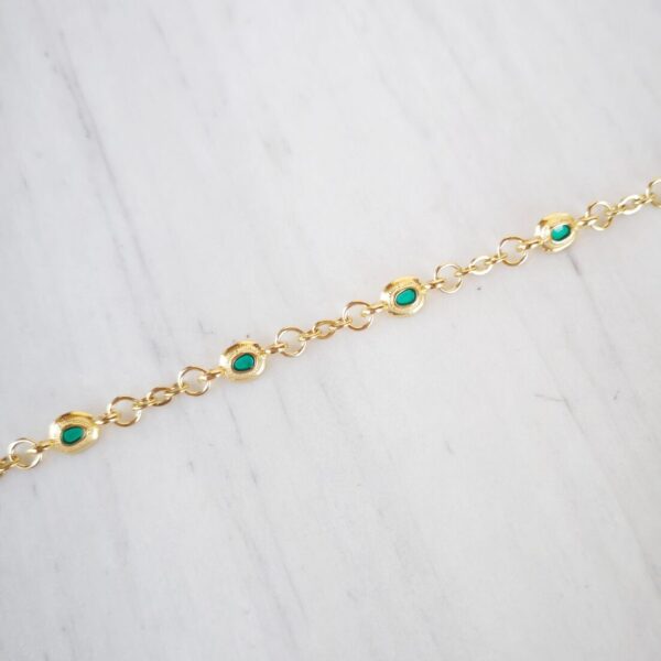 Aristea Emerald Bracelet