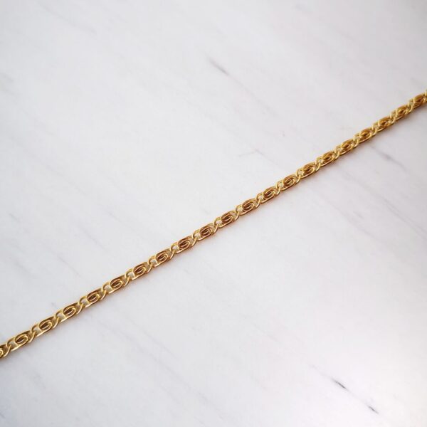 Spiral chain bracelet