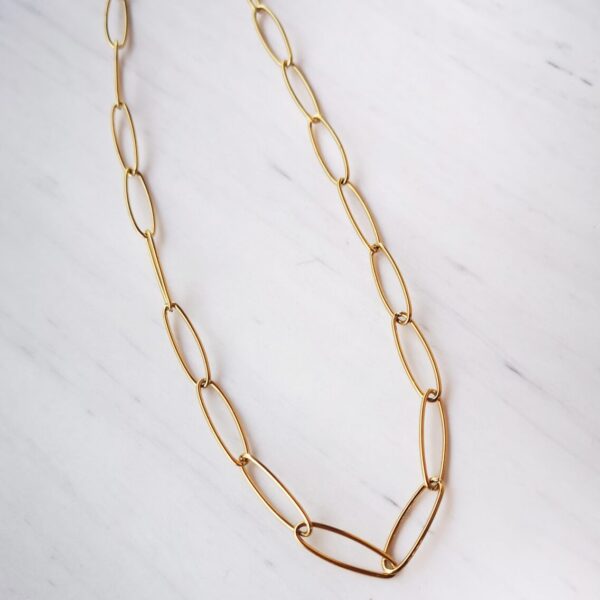 Large Oval chain necklace