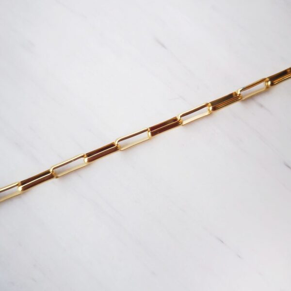 Rectangle chain bracelet