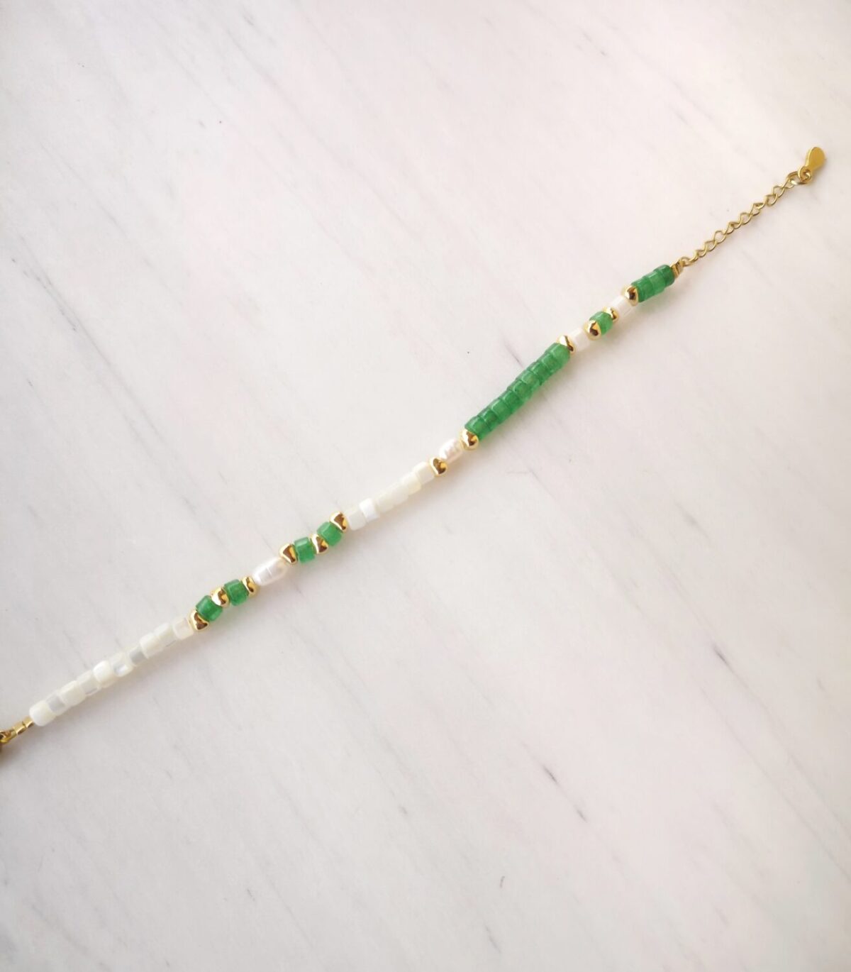 green shell bracelet
