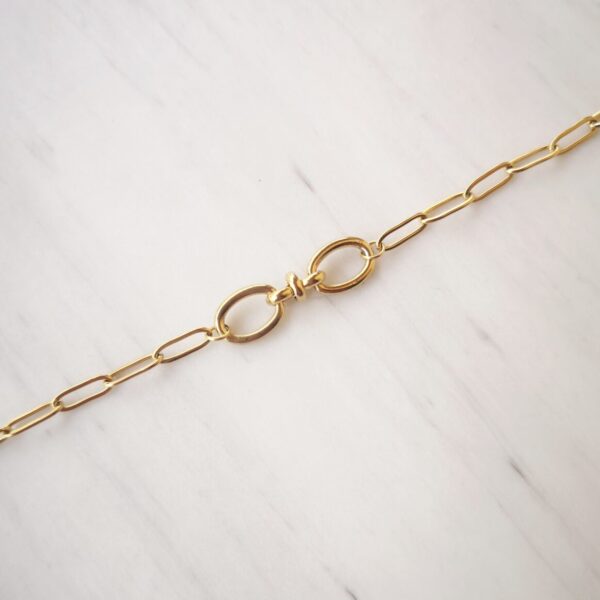 Double hook chain bracelet