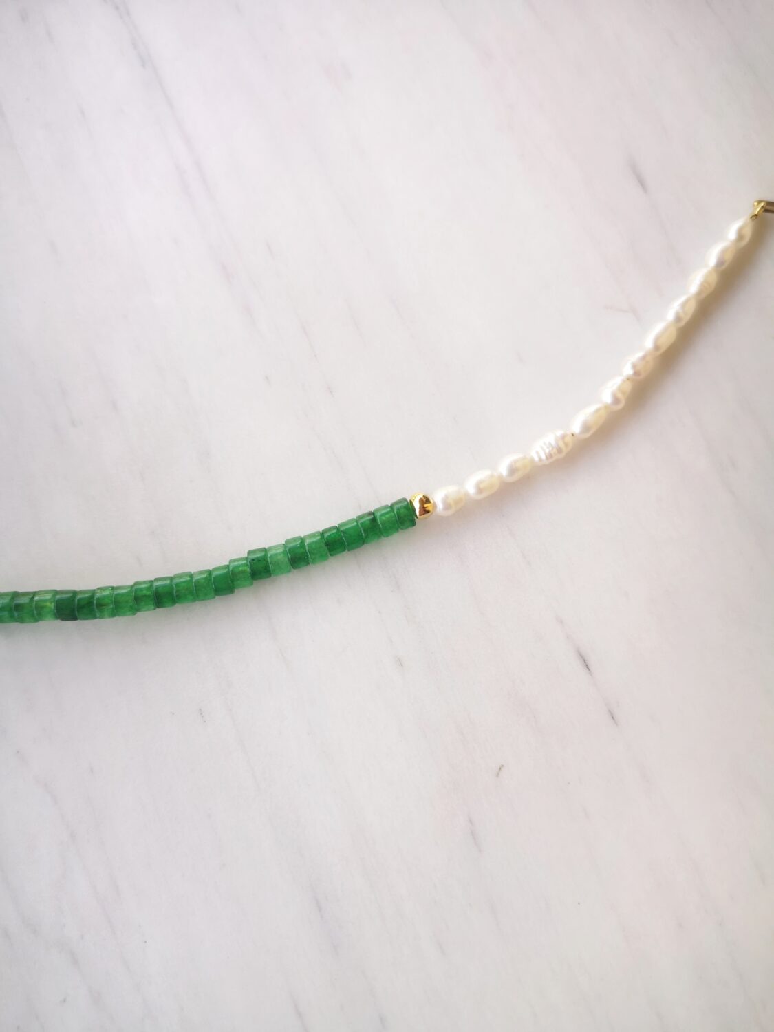 Pearl green bracelet