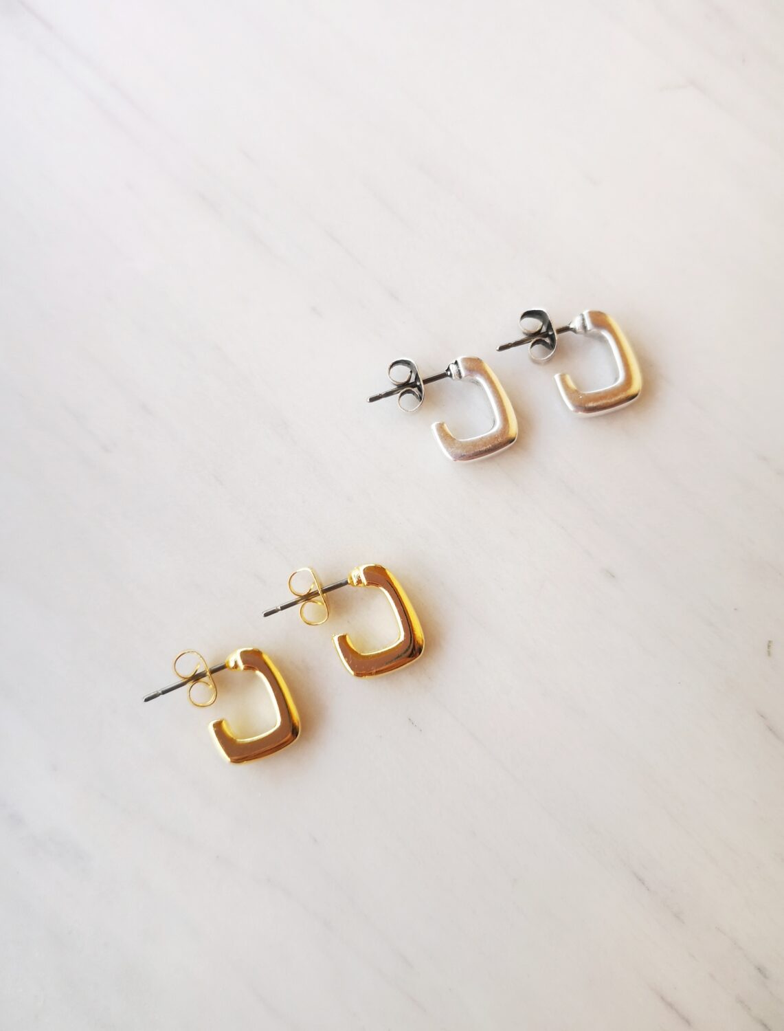 square earrings