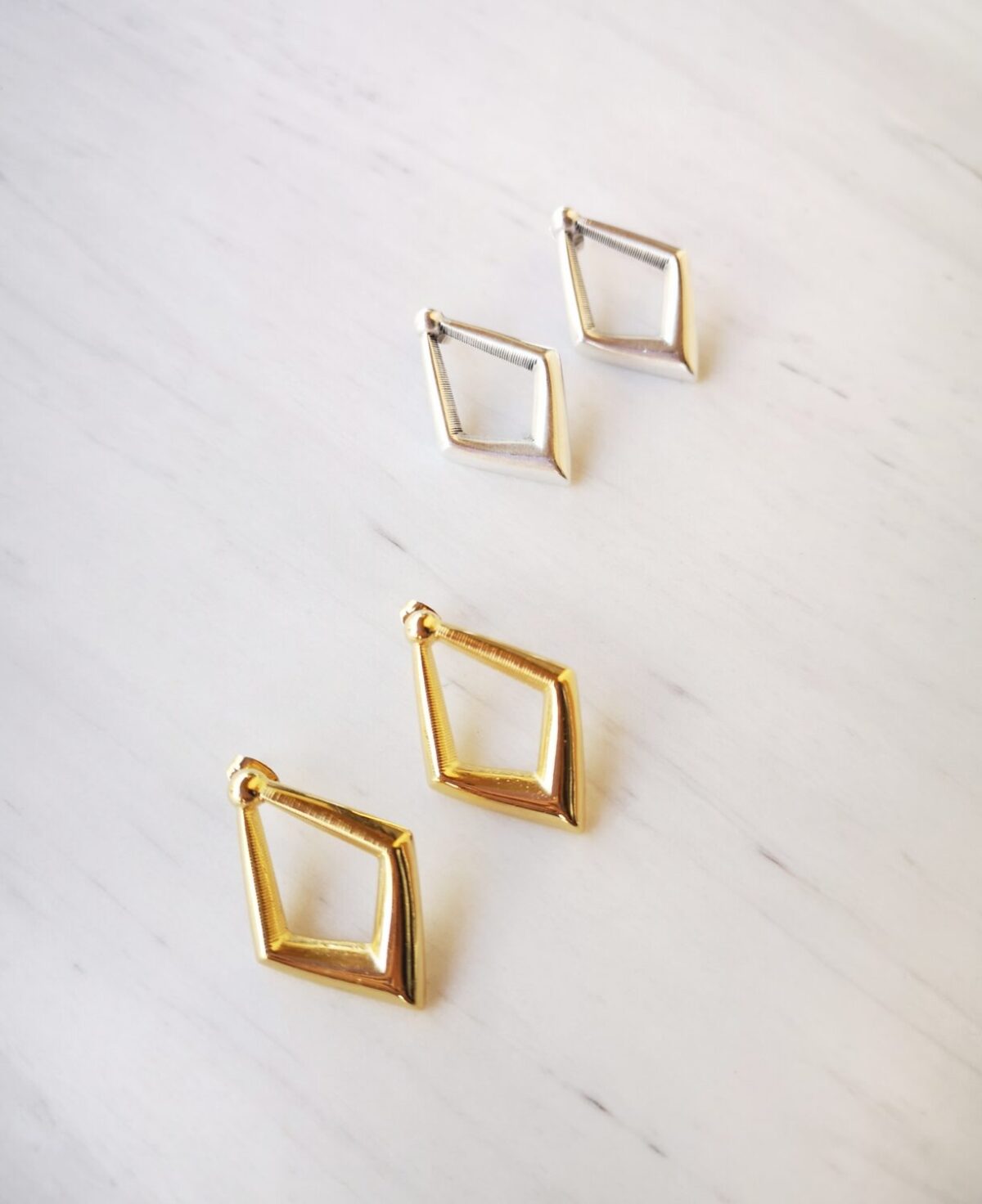 rhombus earrings