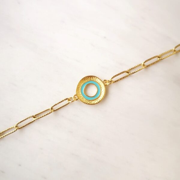 turquoise round bracelet