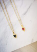 mini heart necklace