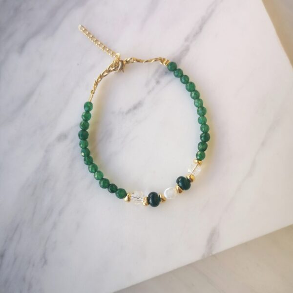 green agate bracelet