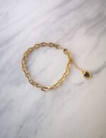 black heart chain bracelet