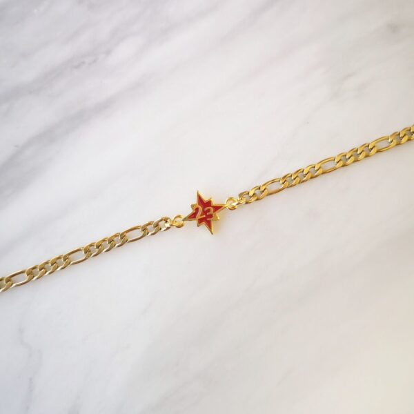 red star charm bracelet
