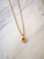Red Star Charm Necklace