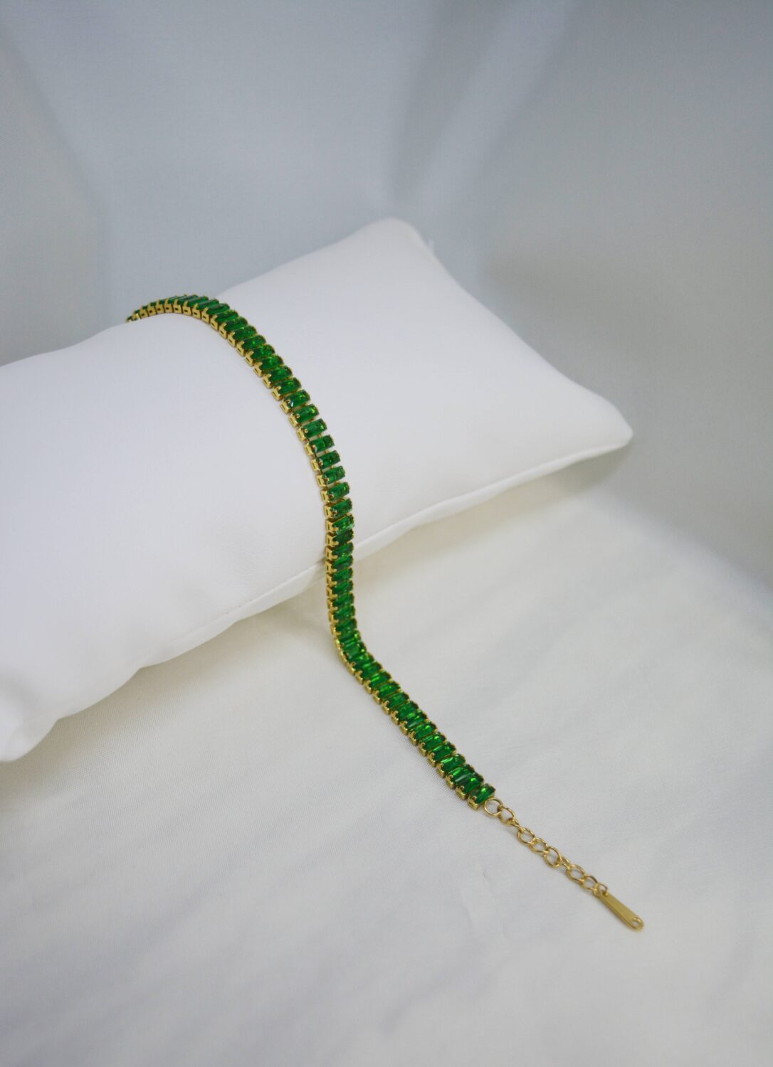 Green Zircon Riviera Bracelet