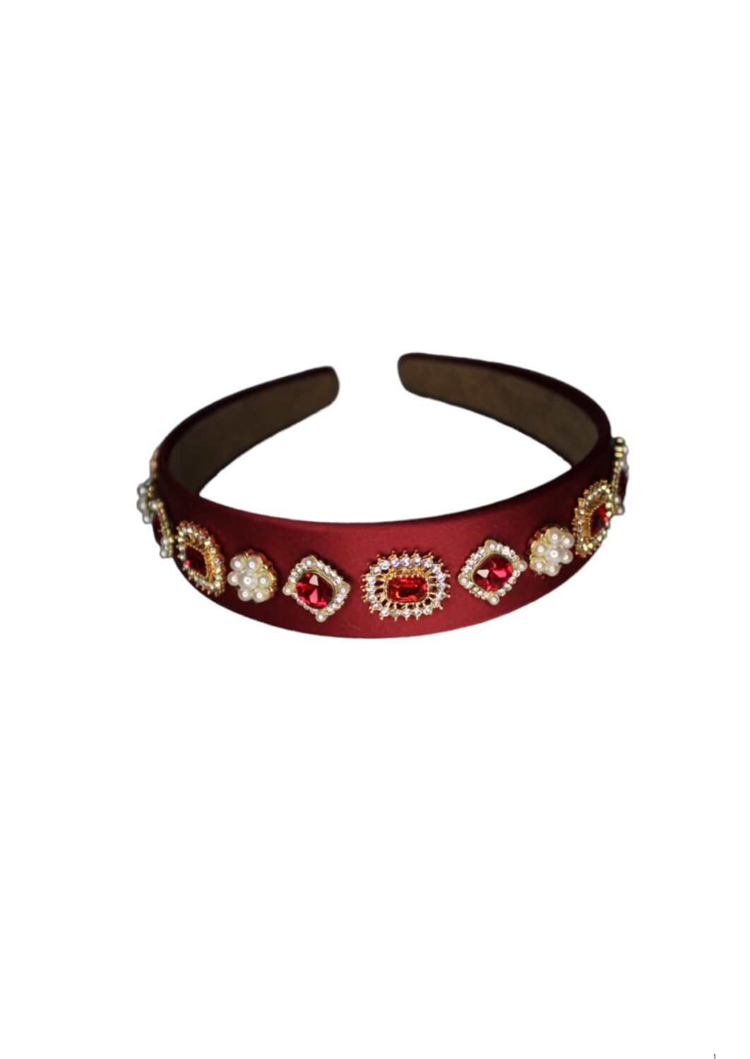 Red Headband with strass