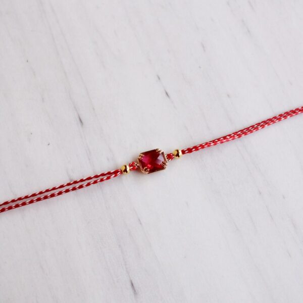 Red Crystal March Bracelet