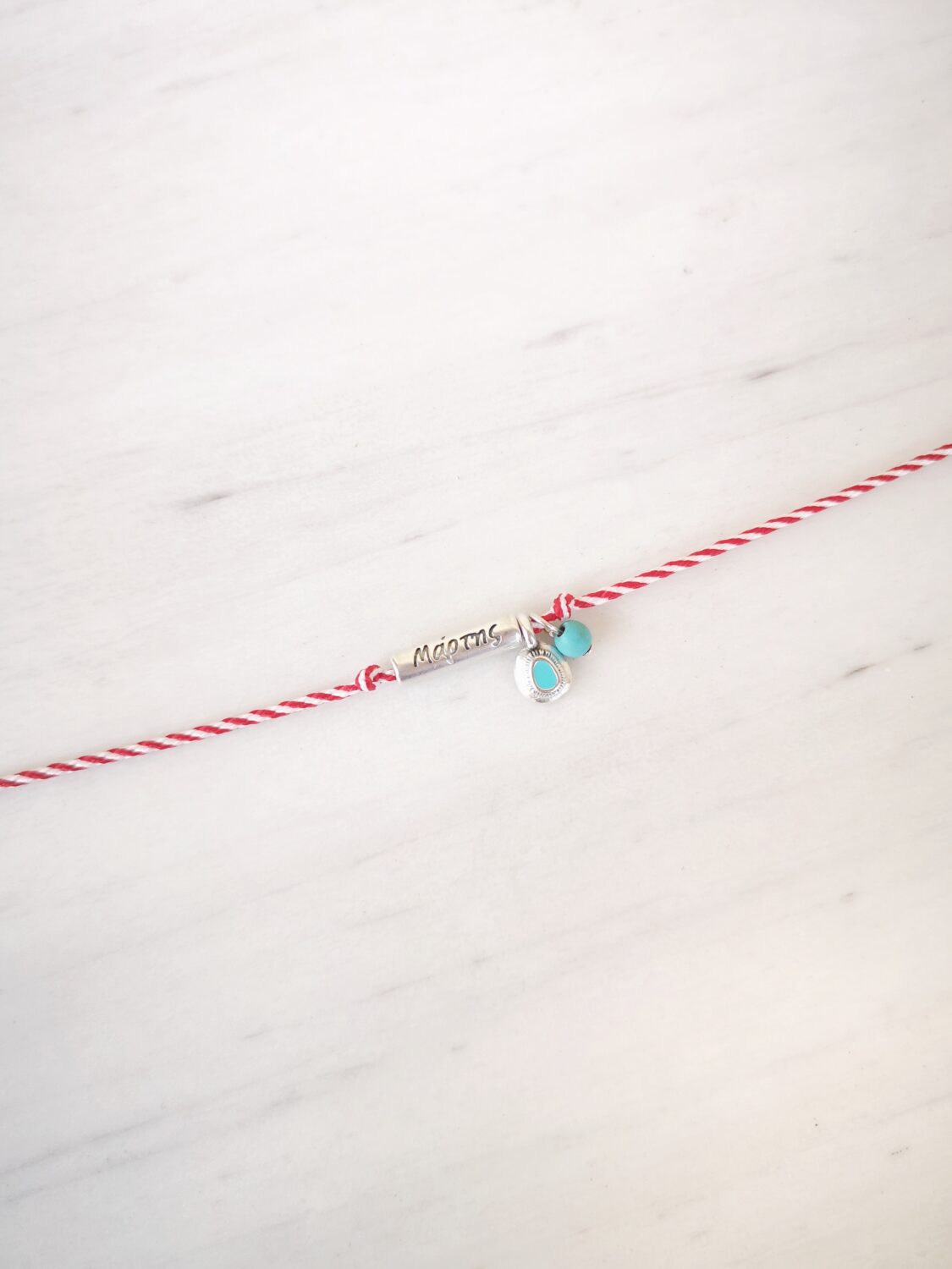Tube With Howlite March Bracelet