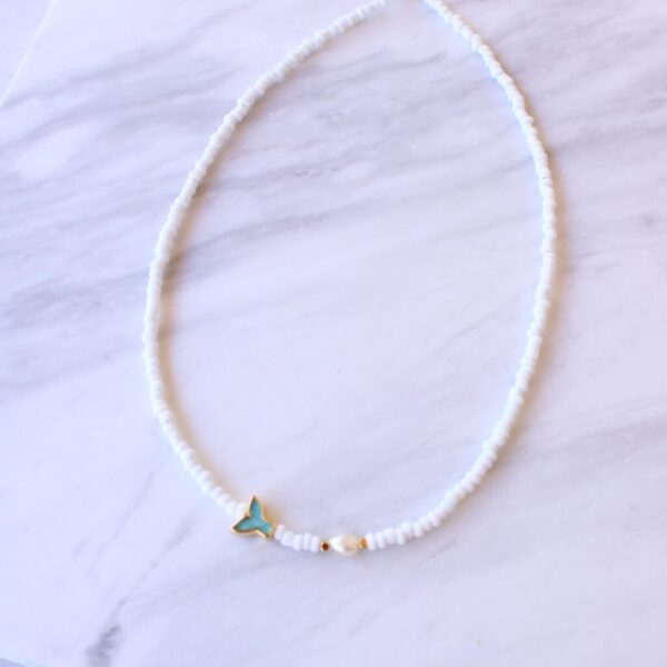 Pearl Tail Necklace,