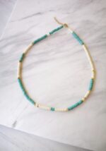 Howlite Pearl Necklace