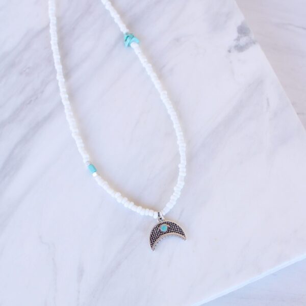 Moon Bead Necklace
