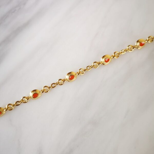 Aristea Orange Bracelet