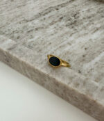 Black Oval Ring