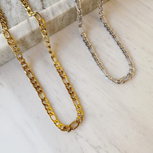 Figaro Chain Necklace Golden