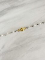 Crystal Rosary Charm Bracelet