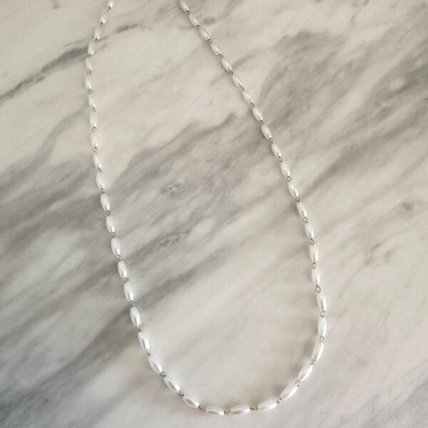 Oval Pearl Rosary