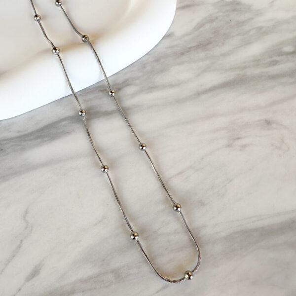 Bead Steel Necklace