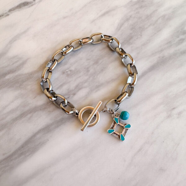 Turquoise Rhombus Bracelet