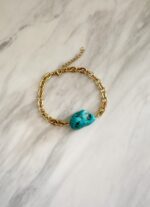 Turquoise Steel Bracelet