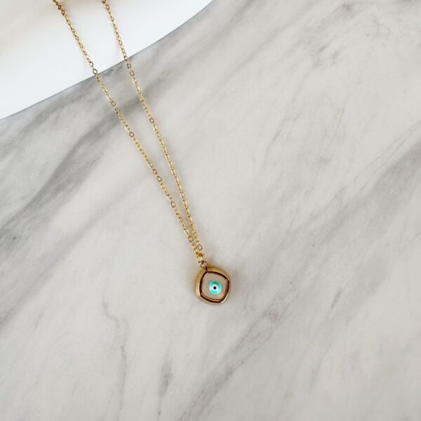 Fildisi Square Eye Necklace