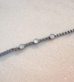 Opal Steel Bracelet Silver