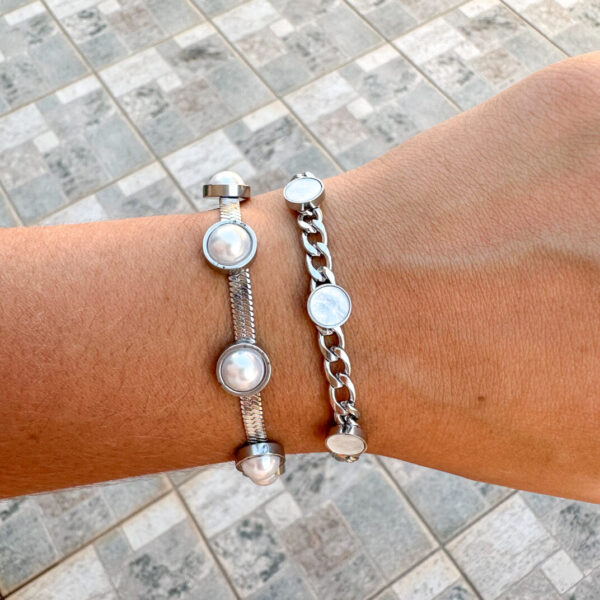 silver bracelets