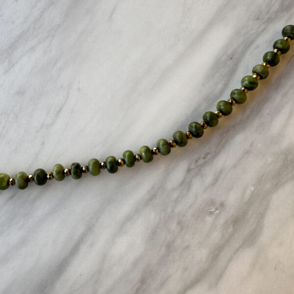 Olive Agate Bracelet