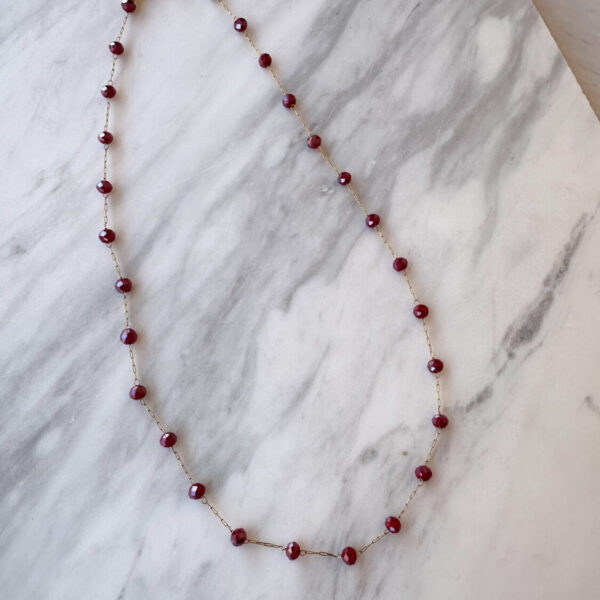 Red Crystal Rosary