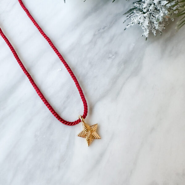 Star Cord Charm Necklace