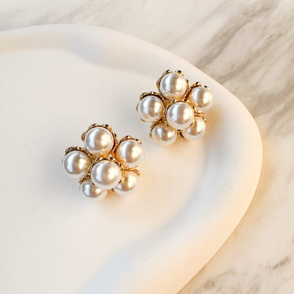 Pearl Flower Earrings