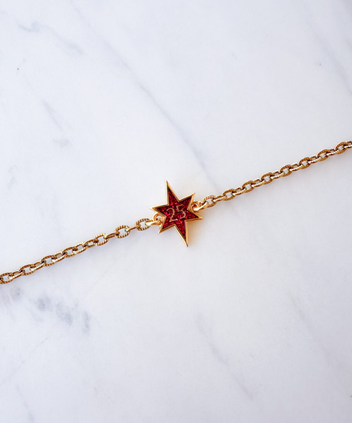 Star Chain Charm Bracelet