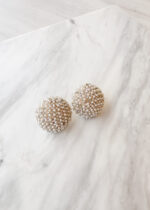 Pearl Strass Earrings Small