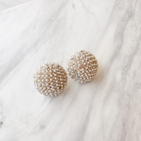 Pearl Strass Earrings Small